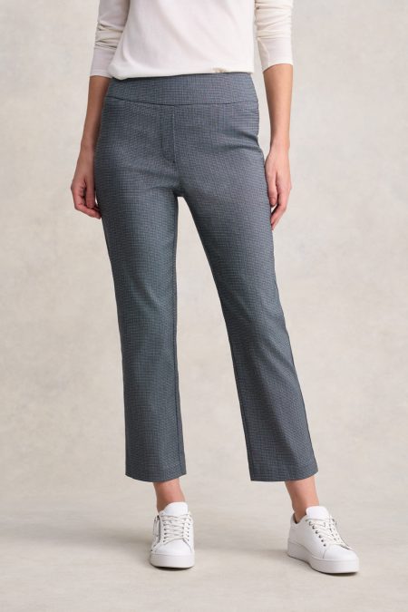 Tapered Check Pant - Ink Textured Check