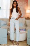 Aurora Dawn High Rise Jeans- Light Wash