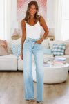 Macy Super High Rise Jeans - Light Wash