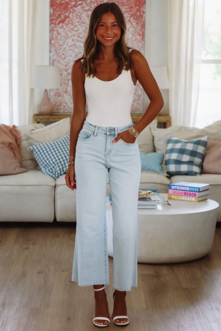 Olivia High Rise Jeans - Light Wash